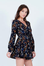 Load image into Gallery viewer, Long Sleeve Wrap Mini Dress
