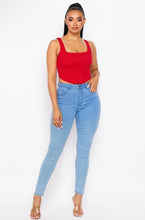 Load image into Gallery viewer, Audrey Red Corset Top
