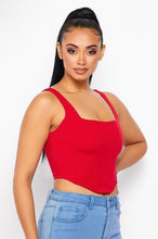 Load image into Gallery viewer, Audrey Red Corset Top
