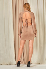 Load image into Gallery viewer, Mia Balloon Sleeve Mini Dress
