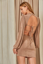 Load image into Gallery viewer, Mia Balloon Sleeve Mini Dress
