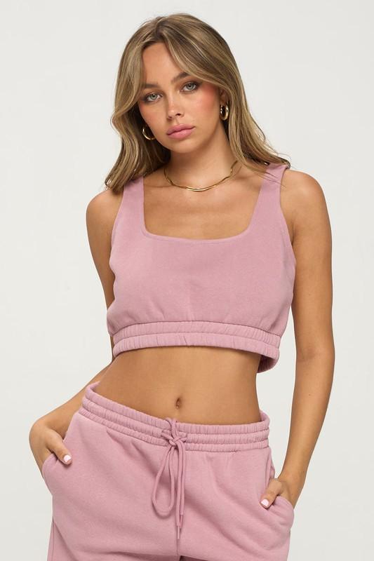Amanda Mauve Cozy Top Set